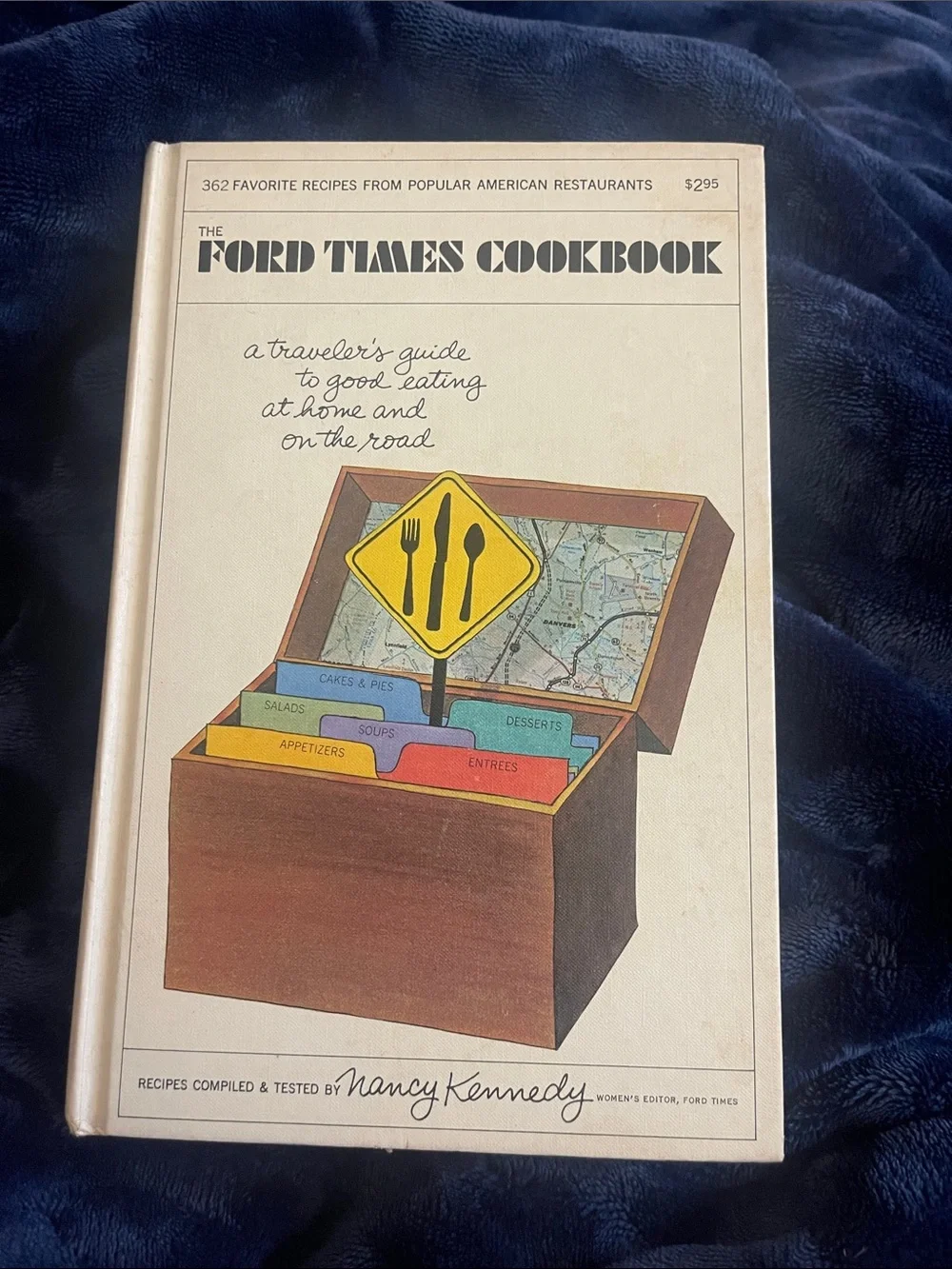 The Ford Times Cookbook - Illustrated Hardcover in Cream and Brown
